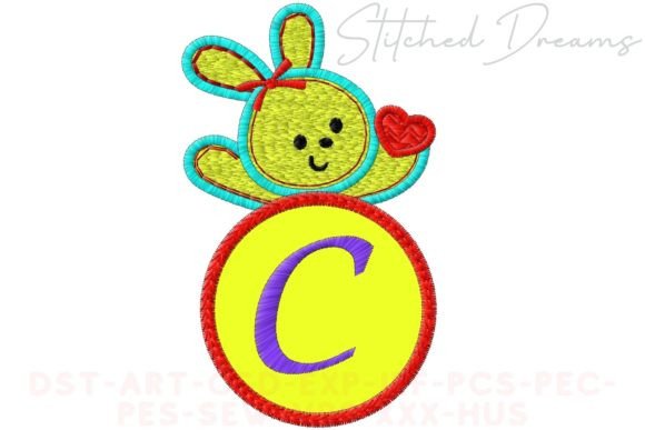 Bunny Applique Letter C Review