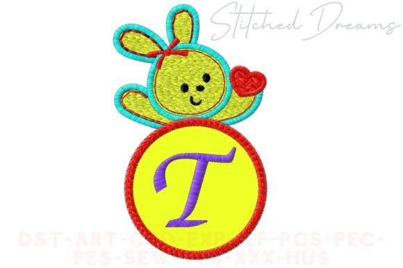 Bunny Applique Letter T Review