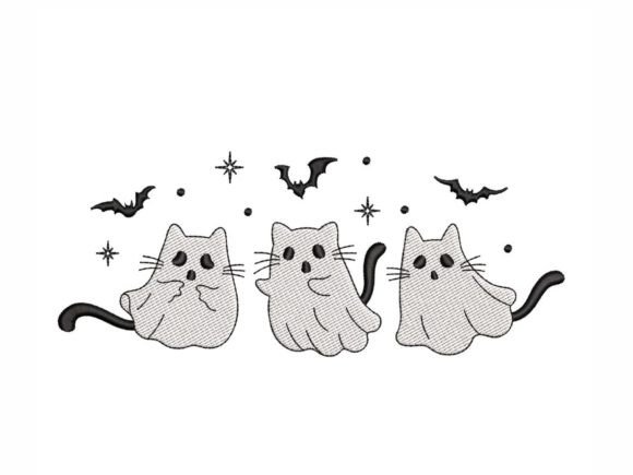 Cat Ghosts Embroidery Review