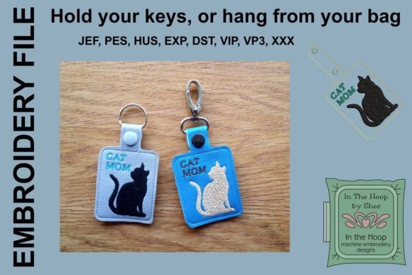 Cat Mom Key Fob Review for Seasonal Embroidery
