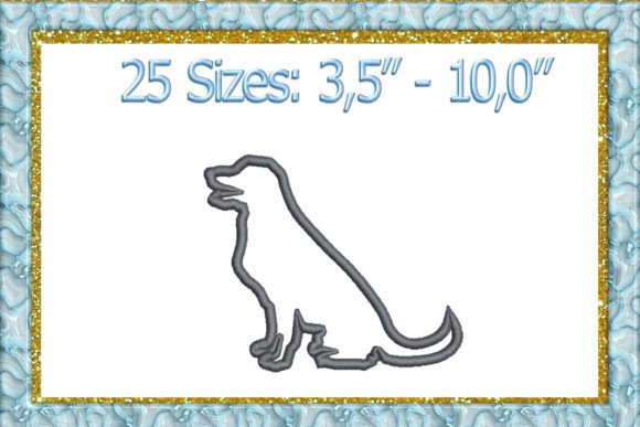 Dog Silhouette Applique Embroidery Review