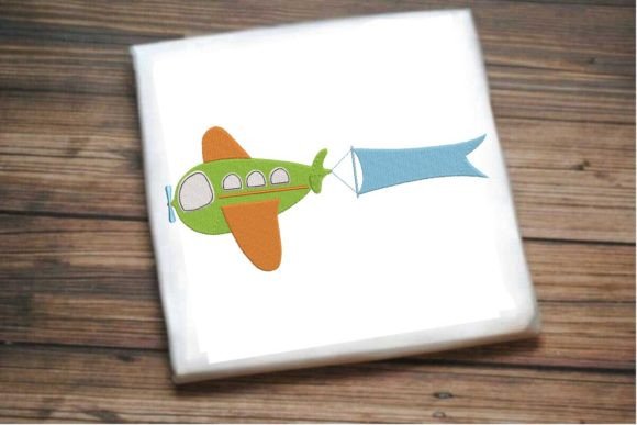 Elegant Baby Plane with Flying Flag Embroidery Review