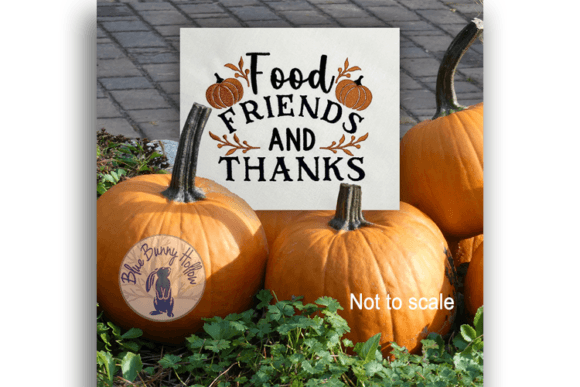 Food Friends and Thanks Embroidery Review