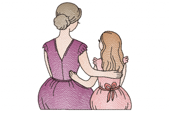 Mother and Daughter Embroidery Design Review