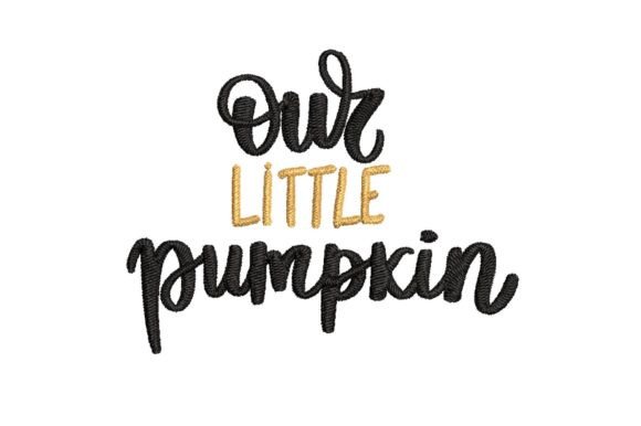 Our Little Pumpkin Embroidery Review