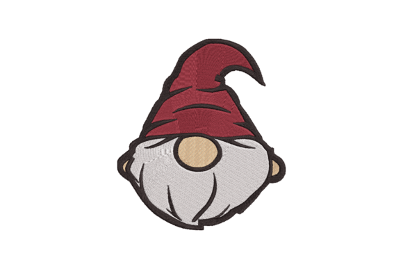 Santa Gnome Head Embroidery Design Review