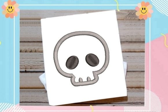 Skeleton Face Embroidery Design Review