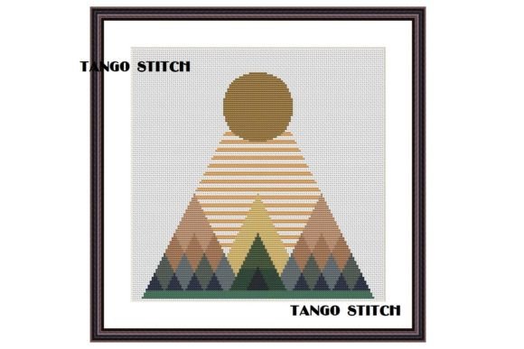 Sunrise in Mountains Cross Stitch Design Review