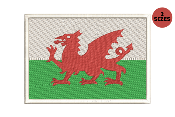 Wales Flag Embroidery Design Review
